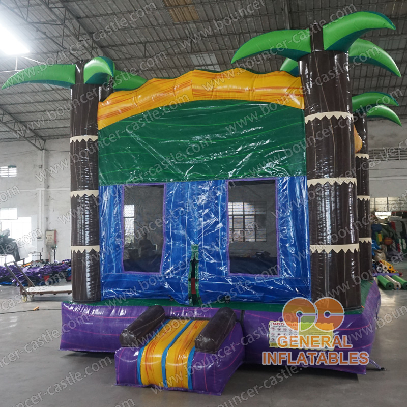  Palm tree bounce house