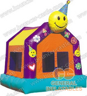 GB-136 Smiley Face Bouncer House