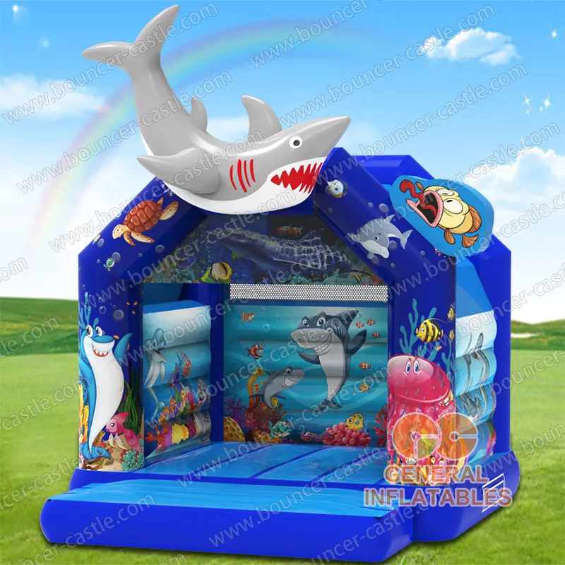  Shark inflatable bouncers