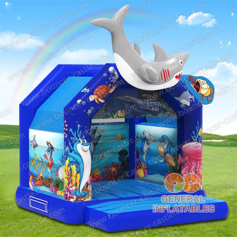  Shark inflatable bouncers