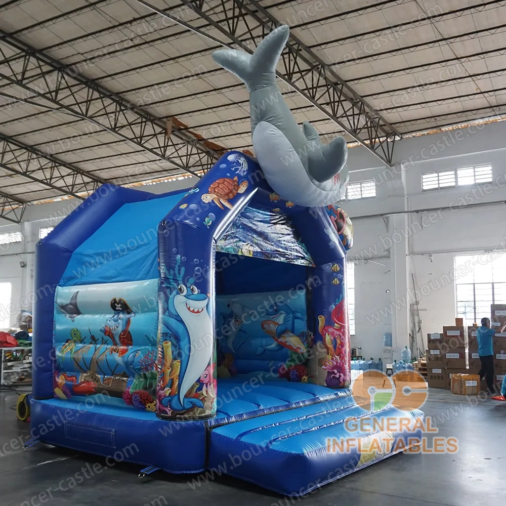  Shark inflatable bouncers