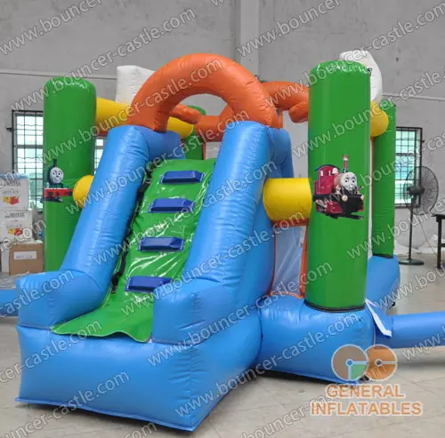 Water slide with sealed pool