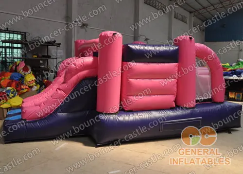 Water slide with sealed pool