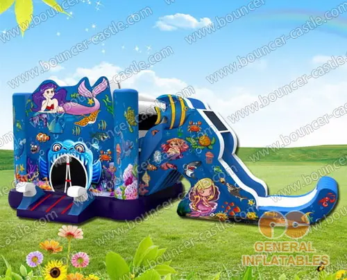  Mermaid bouncer with slide