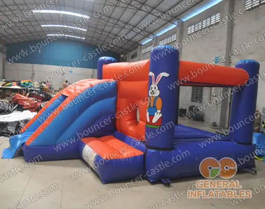 Water slide with sealed pool