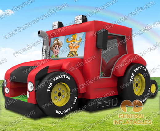 GB-399 Tractor bounce house combo