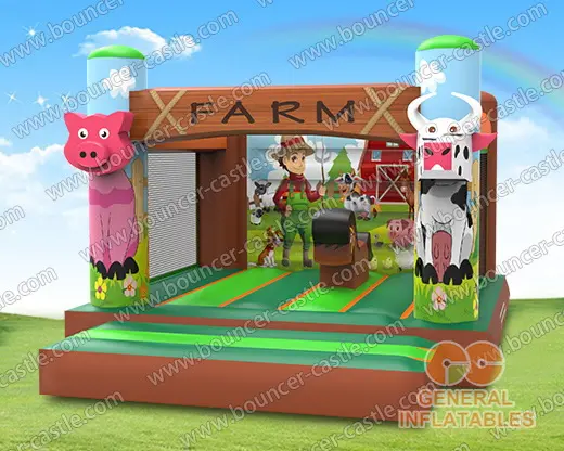  Farm bounce house