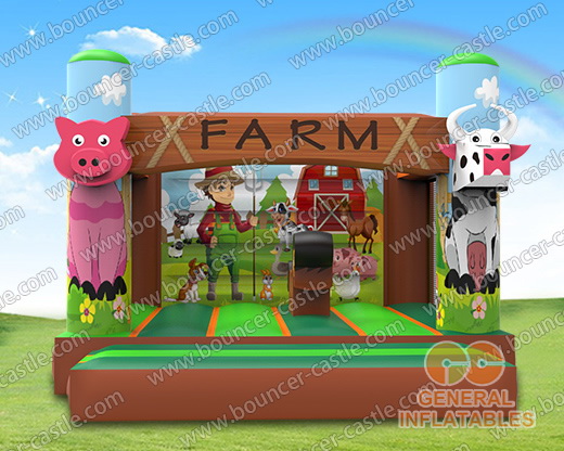  Farm bounce house