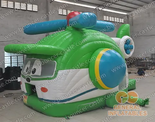  Helicopter bounce house with slide