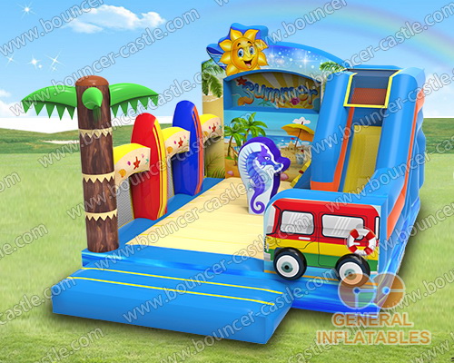 GB-444 Beach party bounce house combo