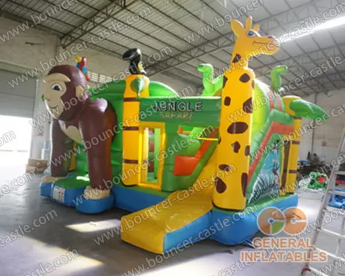   Jungle safari bounce house