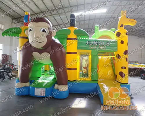   Jungle safari bounce house