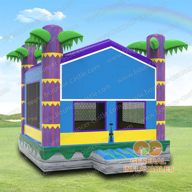  Palm tree bounce house