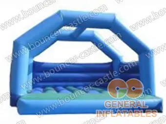 Water slide with sealed pool