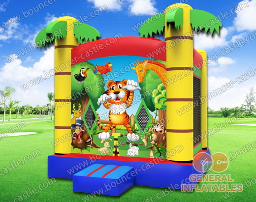  Safari bounce house