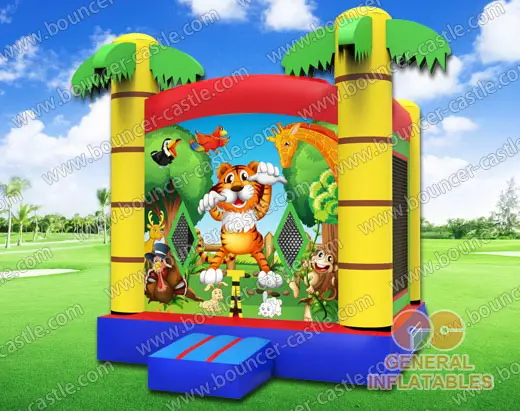  Safari bounce house