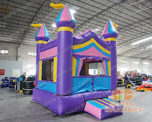  Inflatable purple castle