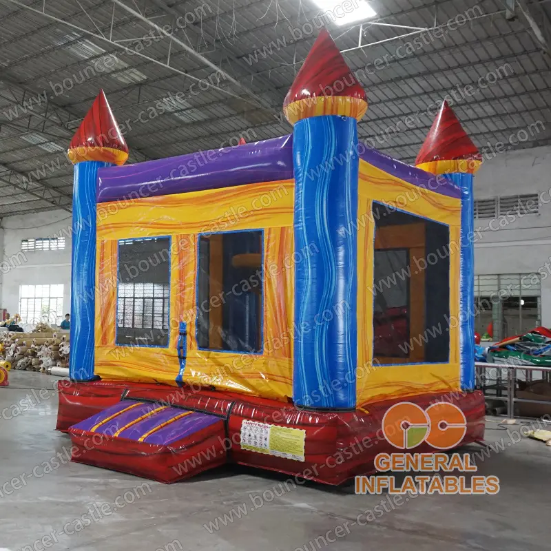 Neutral color bounce house