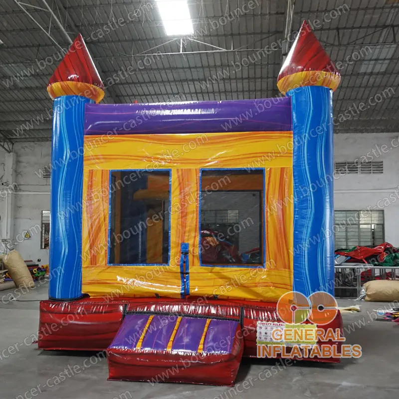 Neutral color bounce house