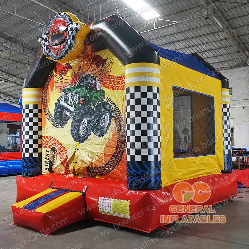 Racecar bounce house