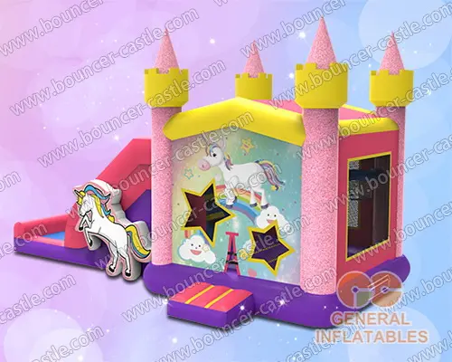  Sparkle unicorn bouncy castle