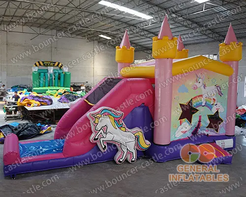  Sparkle unicorn bouncy castle