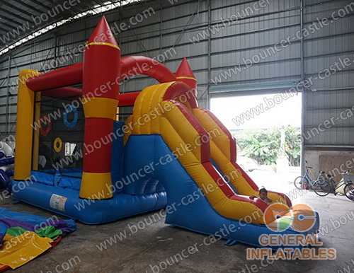 GC-166 Bounce house with slide