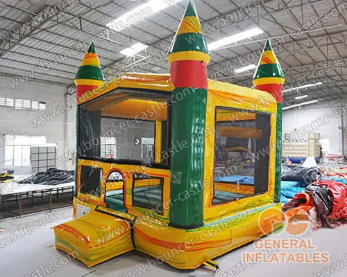  Mini bounce house with basketball hoop