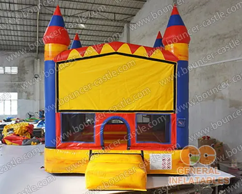  Mini bounce house with basketball hoop