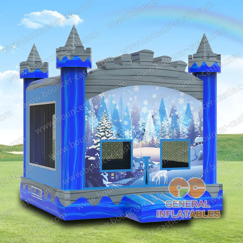  Frozen winter bounce house