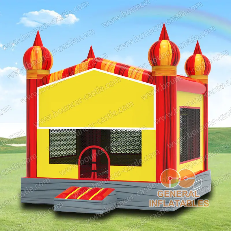  Red marble Inflatable castle