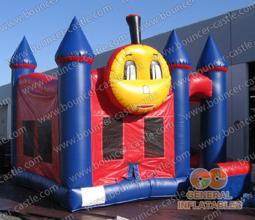  Inflatable 5 in 1 Train Combo