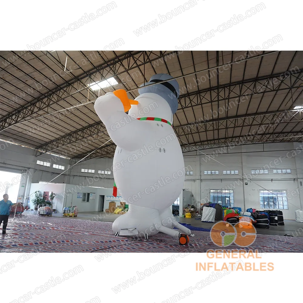 Inflatable snowman