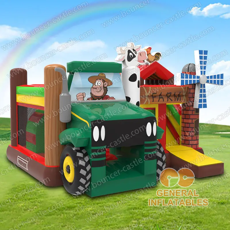 Farm inflatable combo
