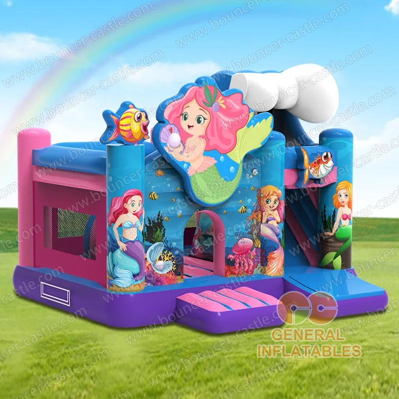 Mermaid inflatable combo