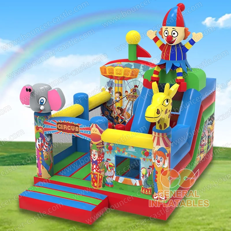 Water slide with sealed pool