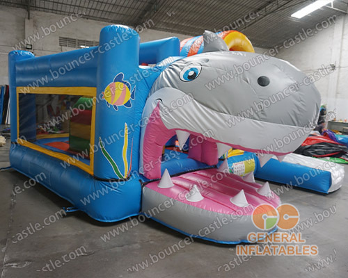 Shark inflatable combo