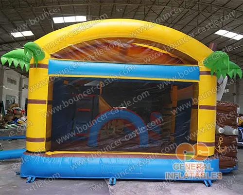 Pirate ship inflatable combo