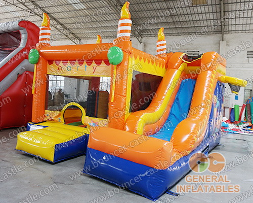 19ftL Birthday party inflatable combo