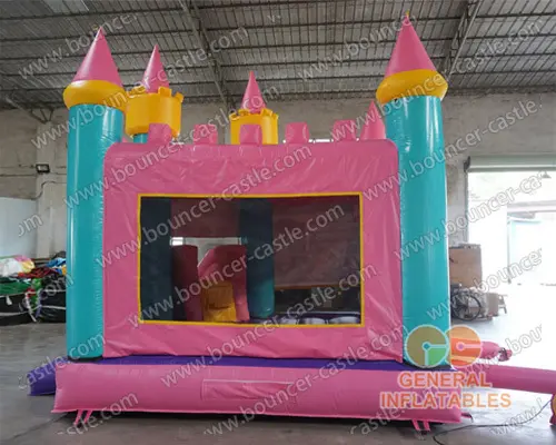  Princess bounce house with slide