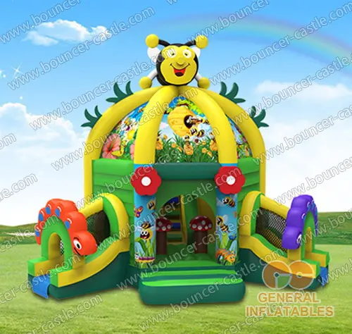  Honey bee funland with 2 slides