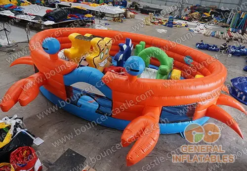 Water slide with sealed pool