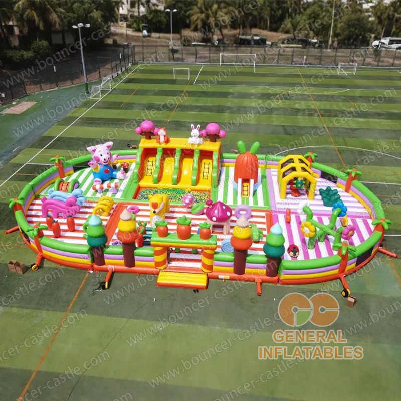 Inflatable play park