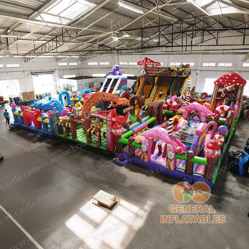Inflatable play park