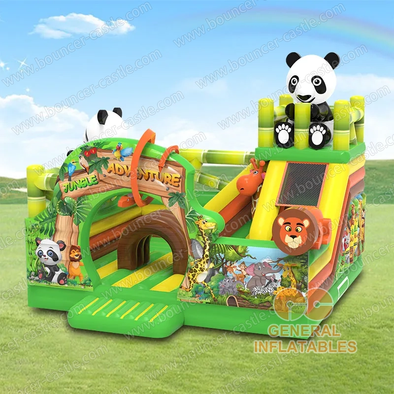 Water slide with sealed pool