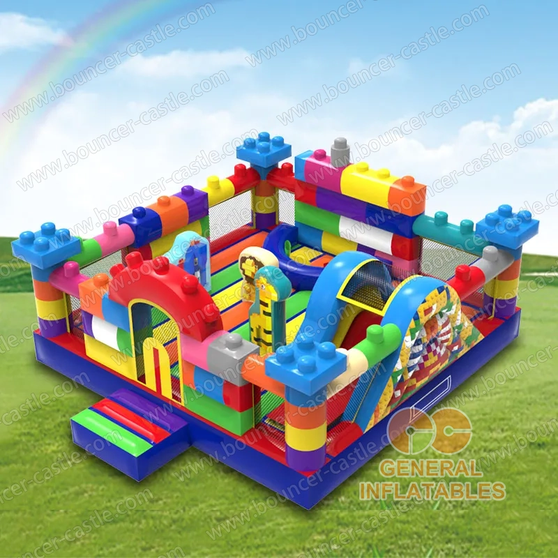 Water slide with sealed pool