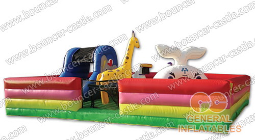 GF-31 Happy Zoo Inflatable Funland