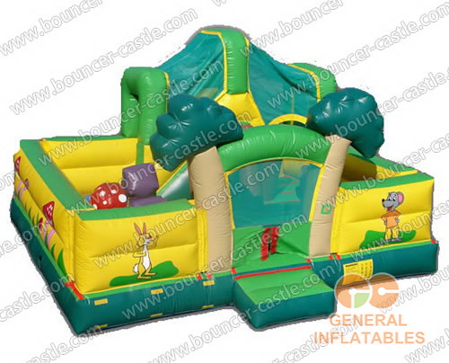 GF-36 Bouncy Zoo Inflatable Funland