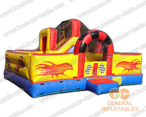 GF-38 Racing Car Inflatable Funland