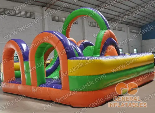 Water slide with sealed pool